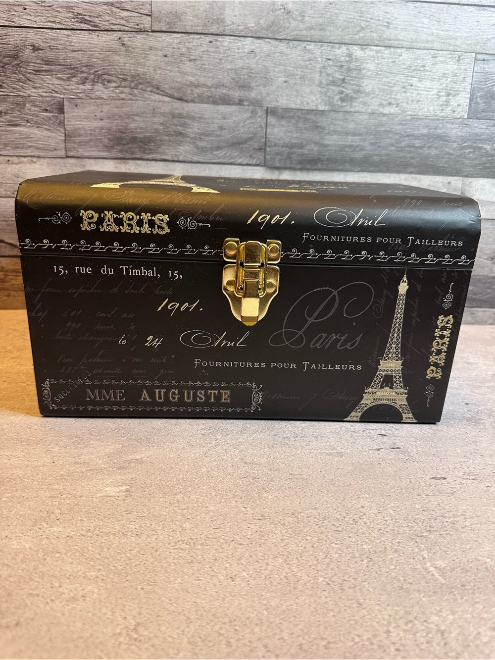 MIDNIGHT IN PARIS • GOTHIC PARISIAN TRUNK BOX 🗝️